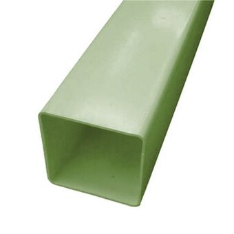 Čtvercový okapový žlab světle zelený