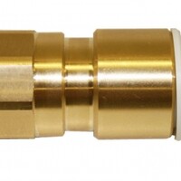 Nástrčná spojka s vnitřním závitem 22 mm, mosazná