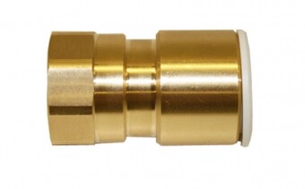 Nástrčná spojka s vnitřním závitem 22 mm, mosazná