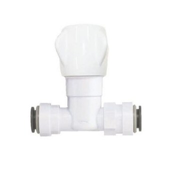 Uzavírací kohout 15mm x 15mm bílý
