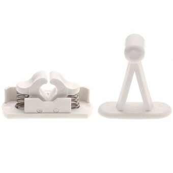 VIVA západka zámku plastu s pružinami,bílá